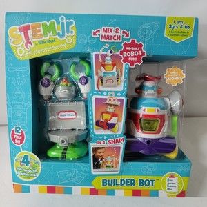 STEM Jr Builder Bot with 4 Hands-on Experiment, Fun Educational by Little Tikes